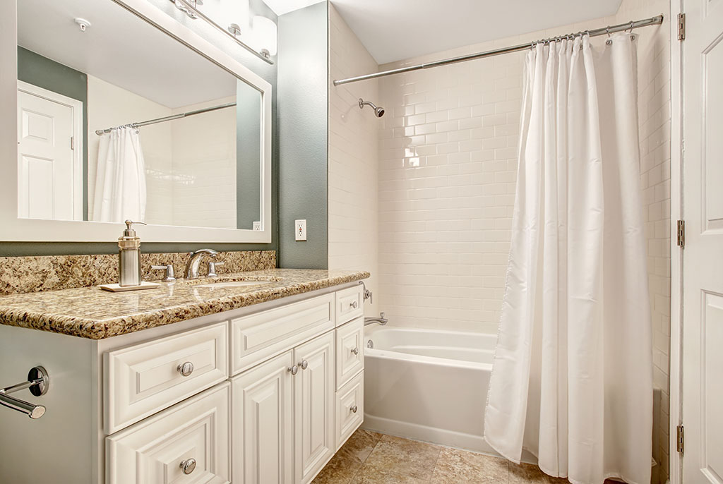 white, bathroom, vanity, cabinet, granite, counter, countertop, sink, tub, shower, stall, plumbing, fixture, lighting, tile, laminate, vinyl, wood, floor, flooring, hardware, quality, residential, residence, house, home, interior, building, build, materials, outlet, construction, renovation, renovate, new